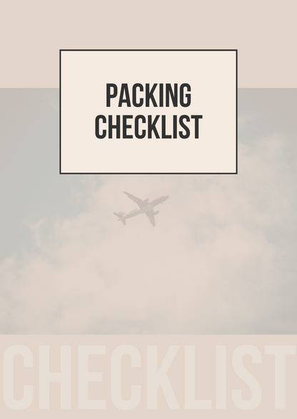 Travel Checklists Template for Easy Trip Planning