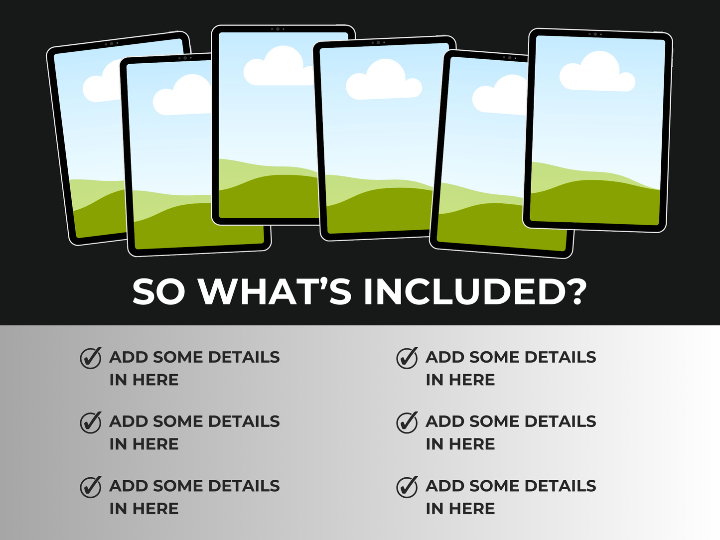 Etsy Creatives Mockups Bundles Editable Canva Templates for Listings