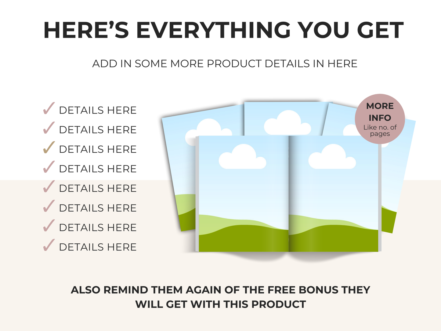 Etsy Creatives Mock-Ups  EBooks, Journals, Planners