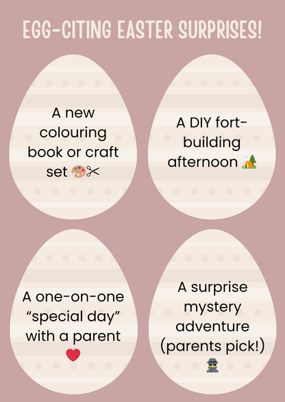 Easter Rewards Egg-Citing Prizes Editable Canva Template for Kids Fun
