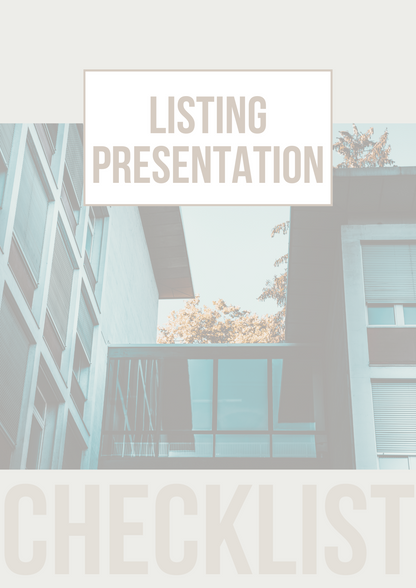 Real Estate Agent Checklists Editable Canva Template for Property Managers