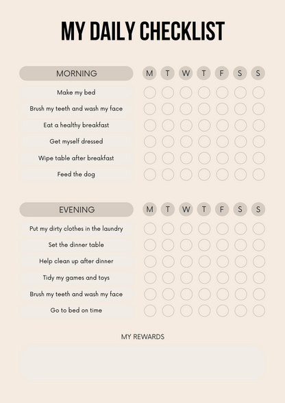 Reward Charts Bundle Canva Free Editable Template