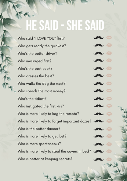 Hen Party Games Canva Free Editable Template