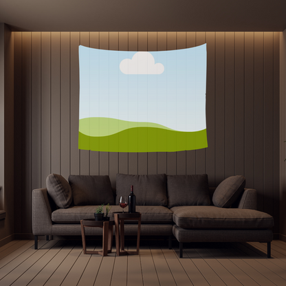 Canva Free Template Editable Tapestry Design Mockup for Printables