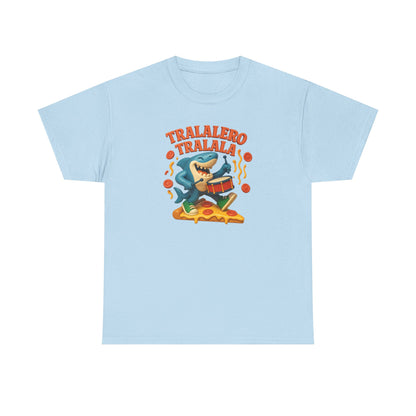 Tralalero Tralala Shark Pizza Meme Funny Italian Brainrot Cartoon Art 3d
