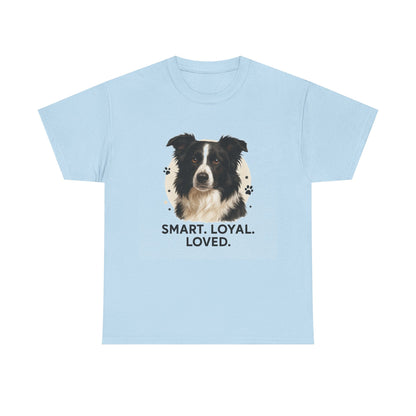 Border Collie Lover Shirt Smart Loyal Loved Dog Mom T-shirt
