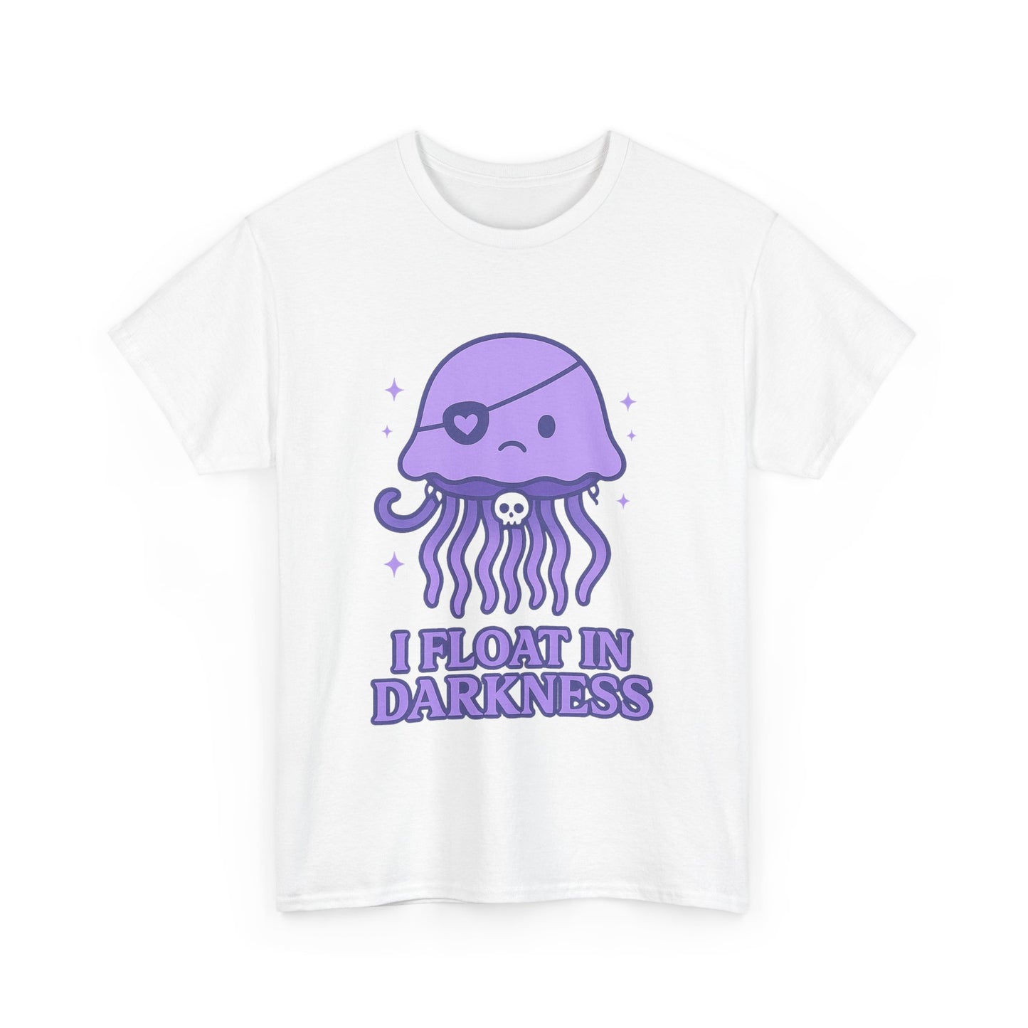 I Float in Darkness Pastel Goth Kawaii Jellyfish T-Shirt Art