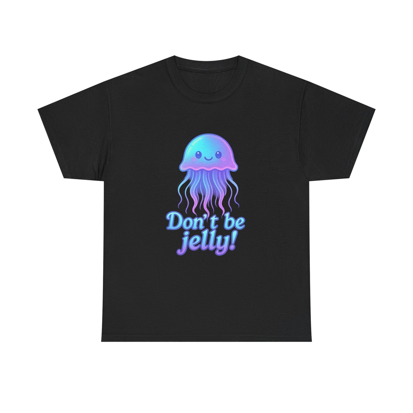 Don't Be Jelly Kawaii Neon Jellyfish Shirt Be Jelly Aesthetic Design