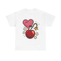 Cherry Bomb Heart Smoke Italian Design Art Pop Explosion Cute Glitter Cherry