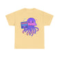 Floating Through It Kawaii Empowered Jellyfish Neon Sign Shirt Design