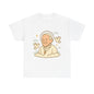 Spiritual Pope Francis with Doves | Celestial Tribute Cartoon Illustration