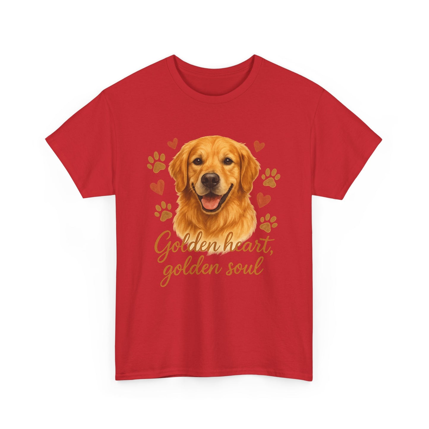 Golden Retriever Lover Shirt  Golden Heart Golden Soul Dog T-shirt