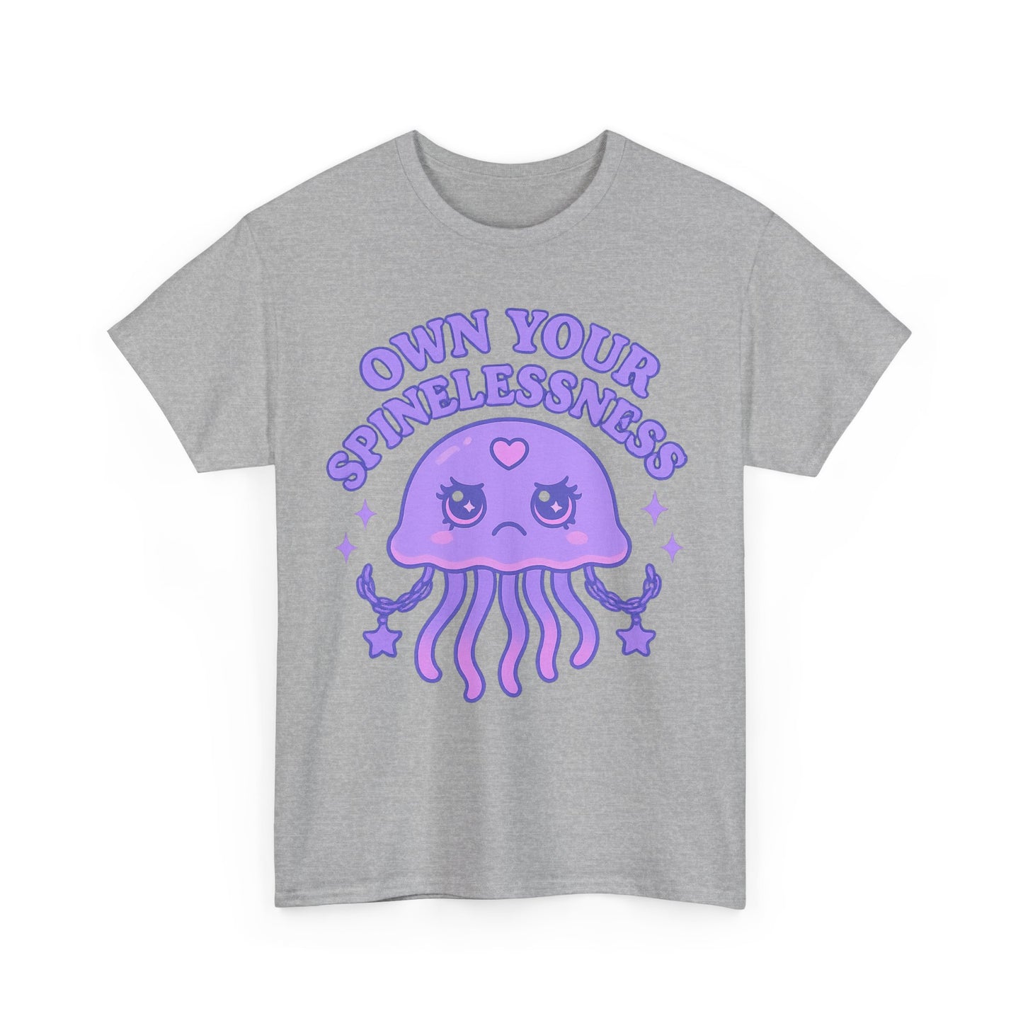Own Your Spinelessness Fierce Kawaii Jellyfish Empowerment Shirt