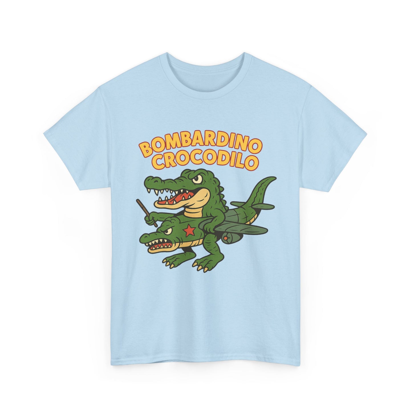Bombardino Crocodilo Funny Italian Brainrot Meme T-Shirt Design
