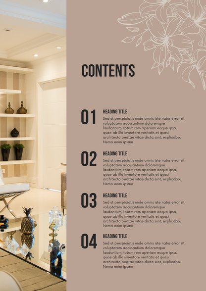 E-Book Template A4 Editable Canva Design for Professional Use Authors