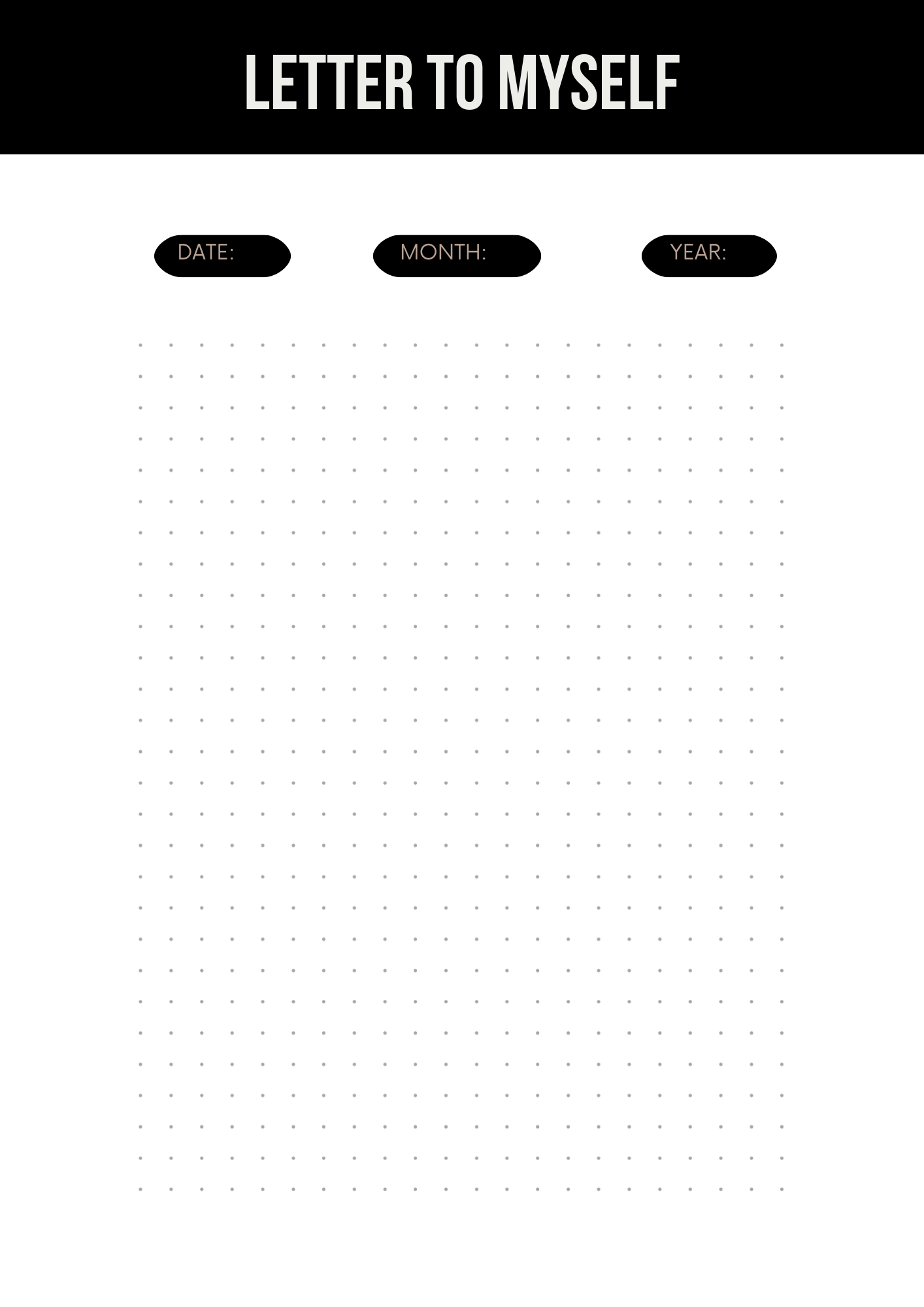 Journal Sheets Editable Canva Template for Daily Writing Prompts (1)