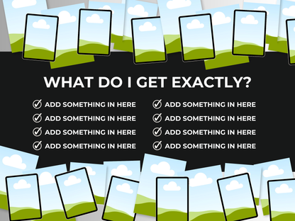 Etsy Creatives Mockups Bundles Editable Canva Templates for Listings