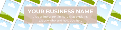Etsy Shop Banners Editable Canva Template for Storefront Design