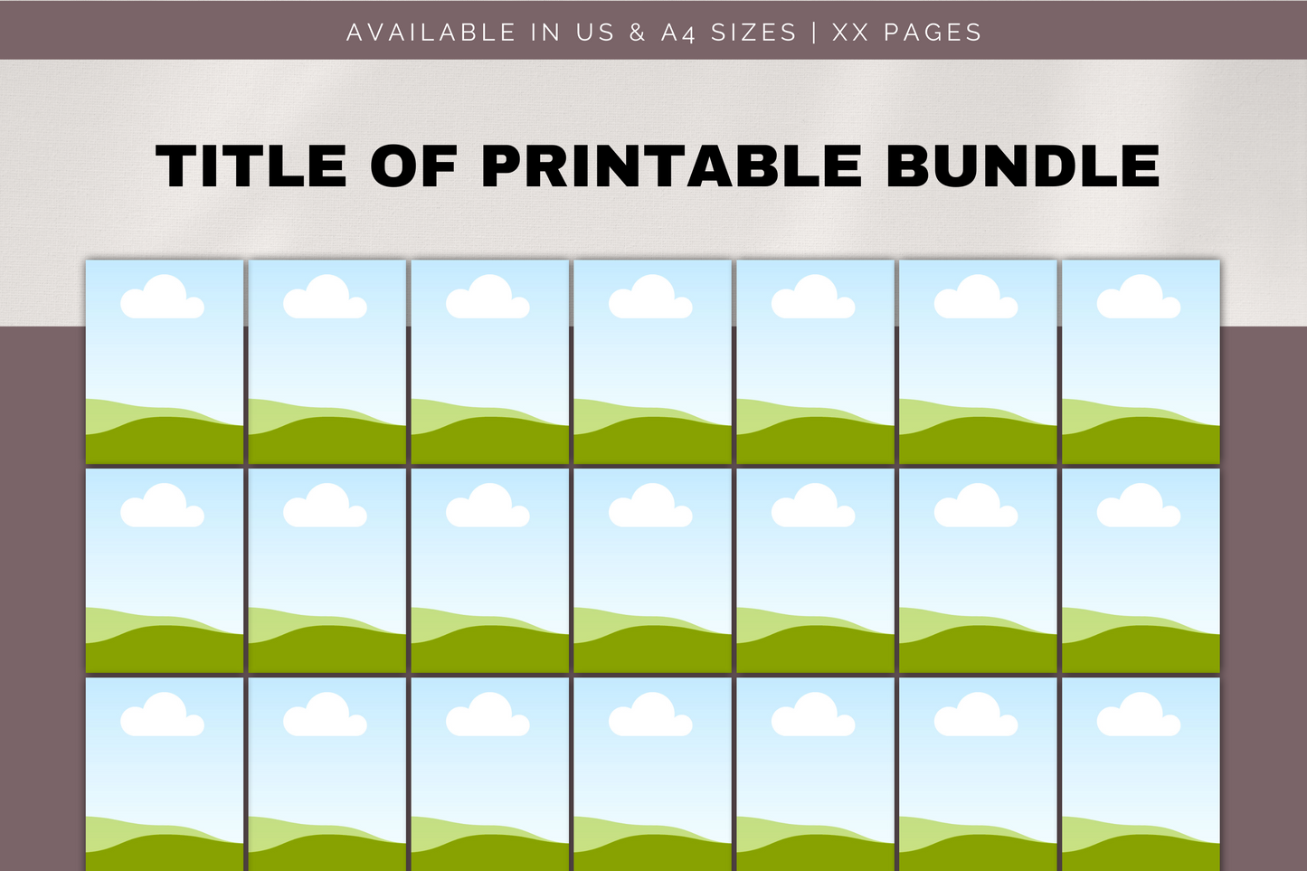 Etsy Canva Mockups Editable Templates for Product Listings Design