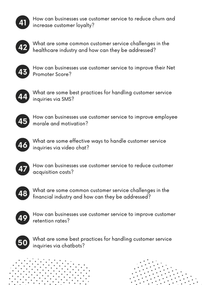 ChatGPT Power Prompts for Customer Service and Support Canva Free Editable Template