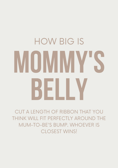 Baby Shower Games & Answers