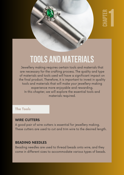 The Art of Making Jewellery E-Book Editable Canva Template Crafts
