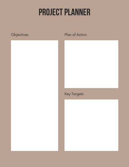 Brand Planner Editable Canva Template for Business Branding Strategy