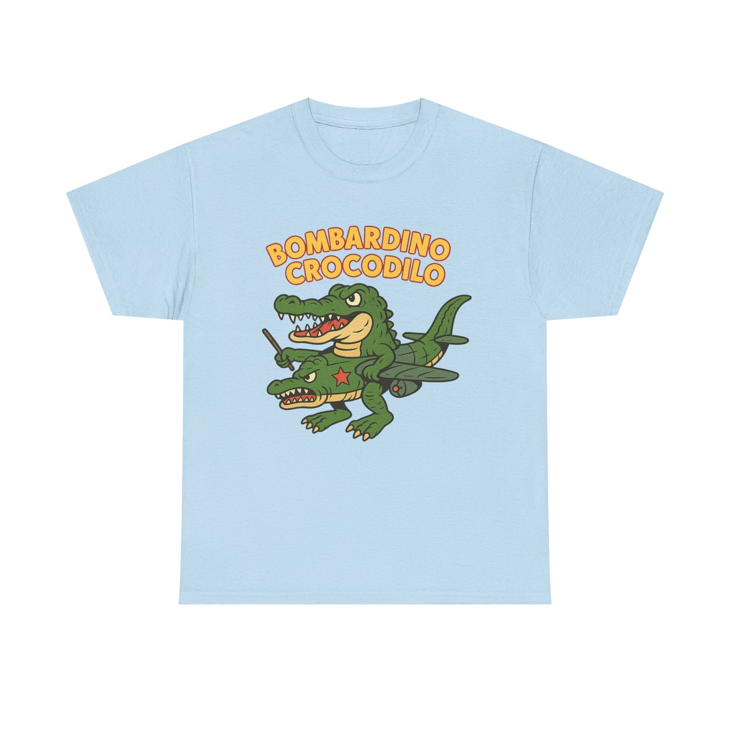 Bombardino Crocodilo Funny Italian Brainrot Meme T-Shirt Design