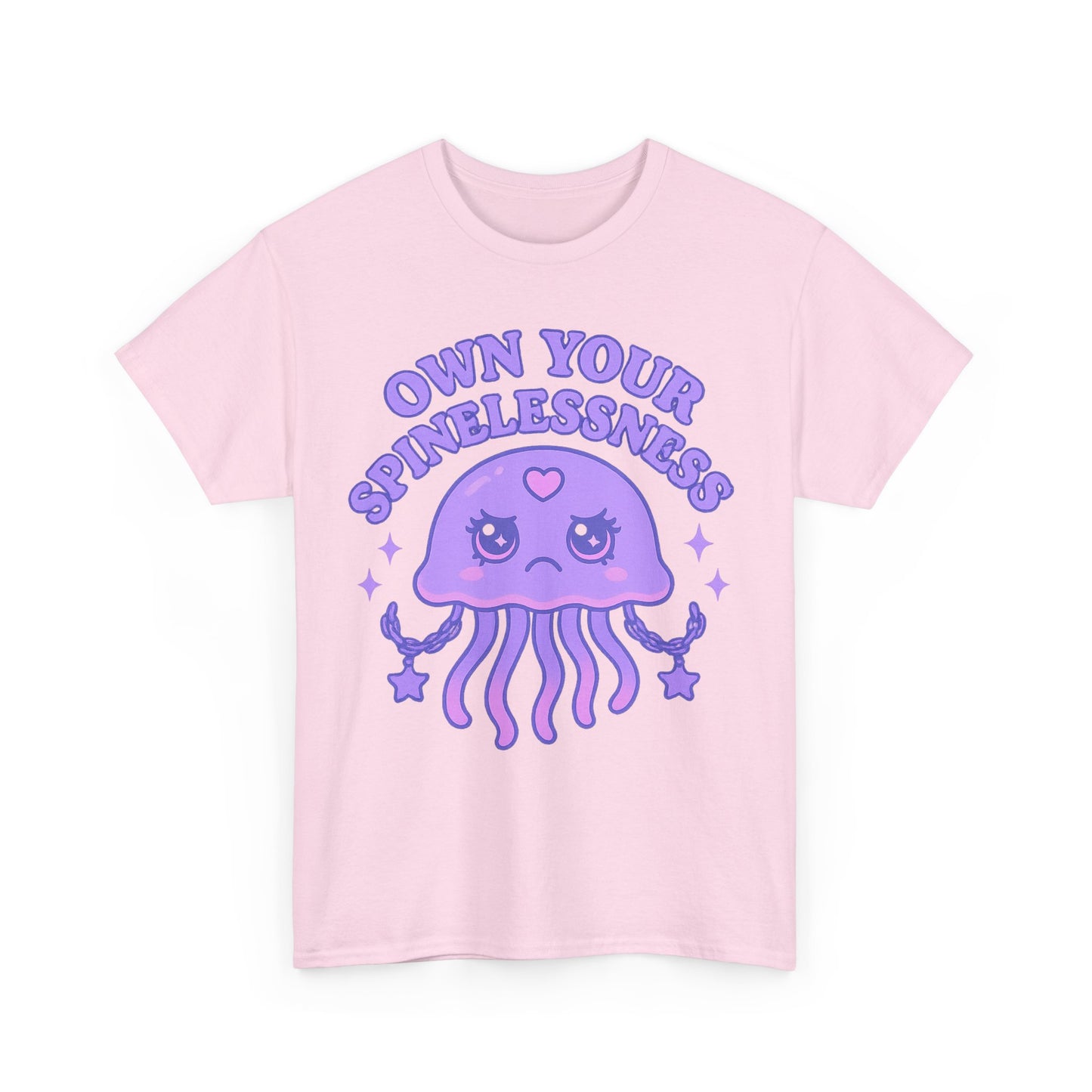 Own Your Spinelessness Fierce Kawaii Jellyfish Empowerment Shirt