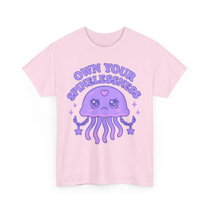 Own Your Spinelessness Fierce Kawaii Jellyfish Empowerment Shirt