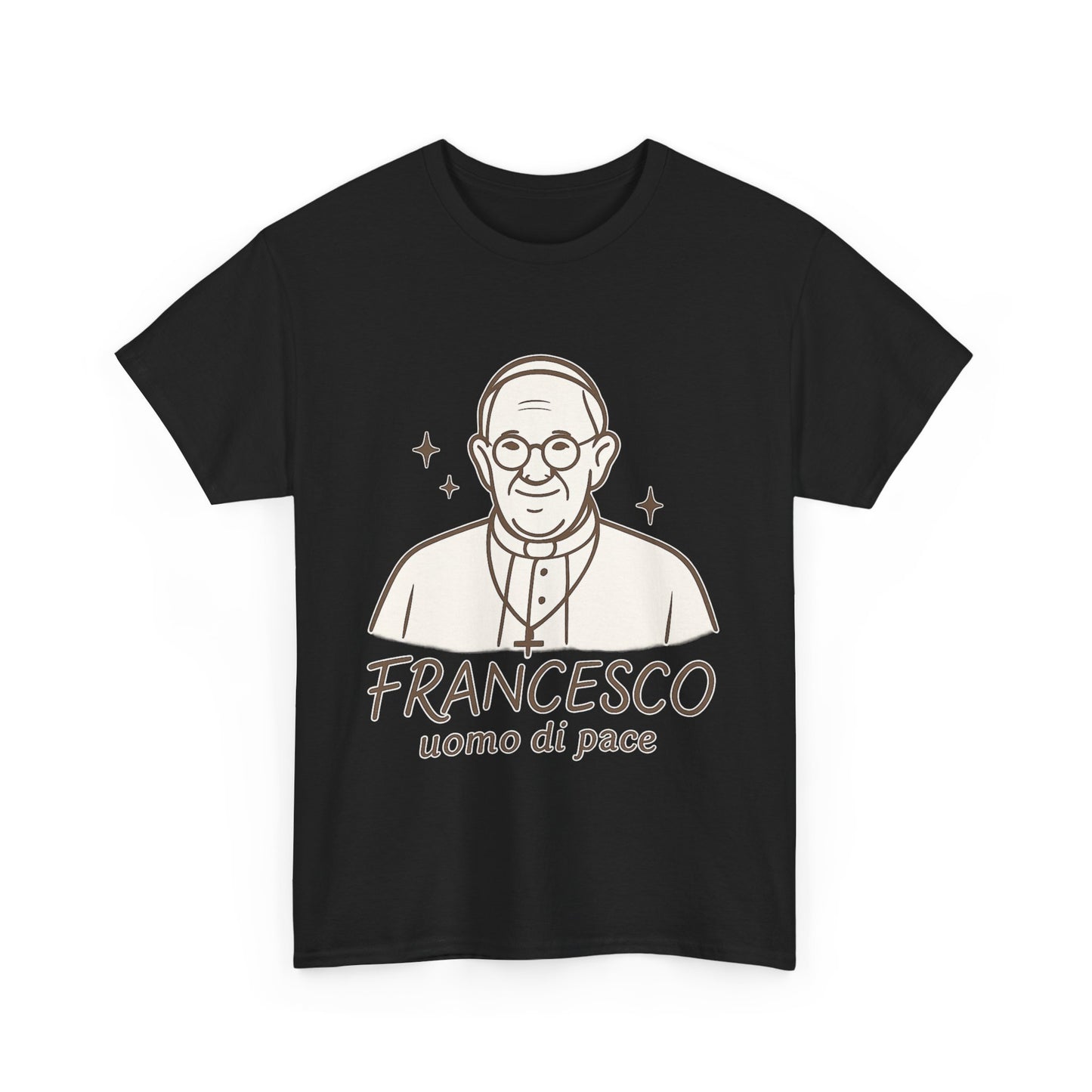 Francesco Uomo di Pace | Hand-Drawn Tribute Pope Francis Illustration
