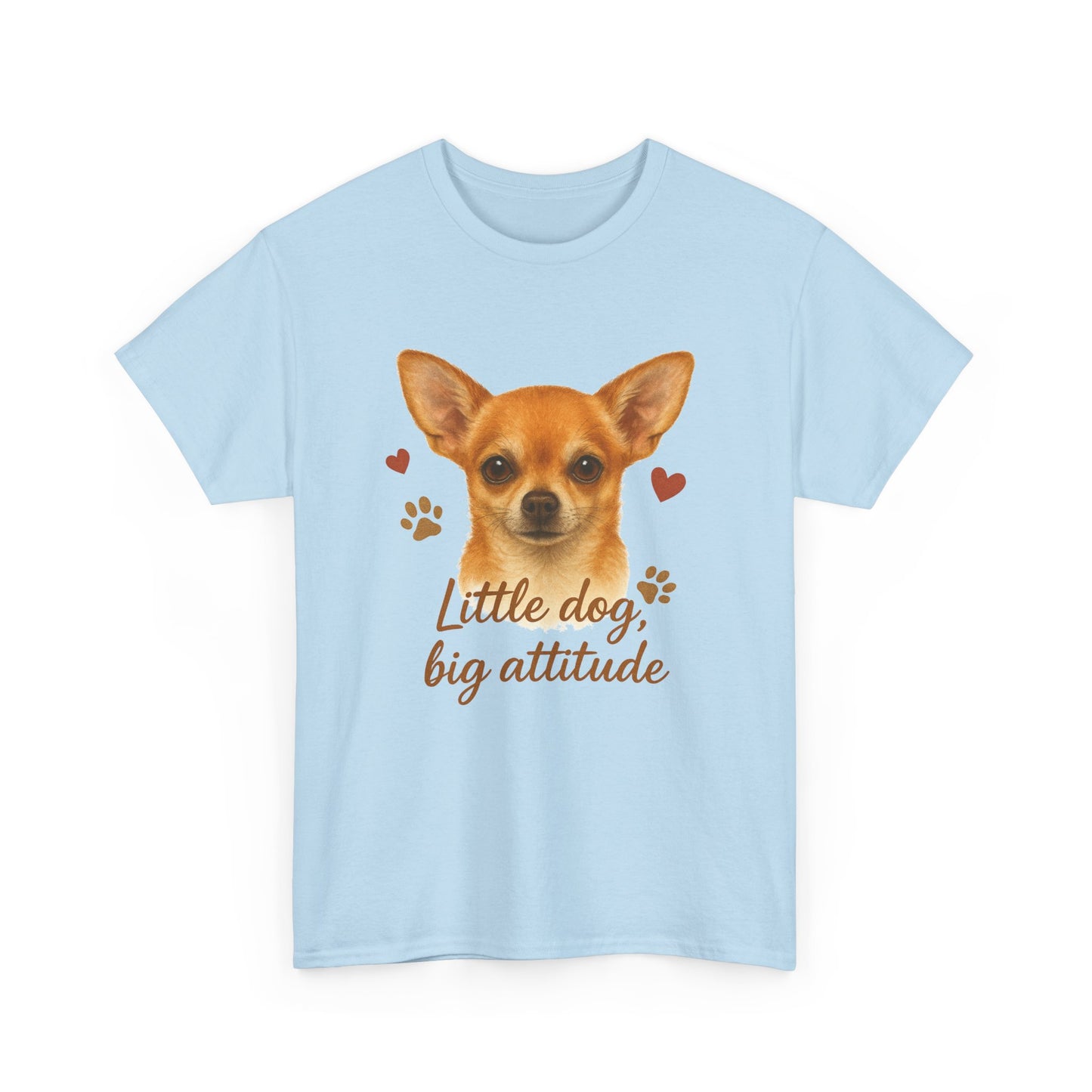 Chihuahua Lover Shirt Little Dog Big Attitude Funny Dog Mom T-shirt