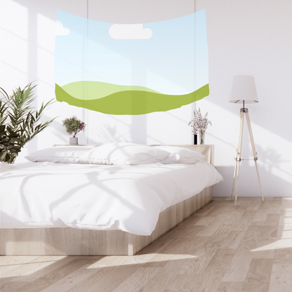 Canva Free Template Editable Tapestry Design Mockup for Printables