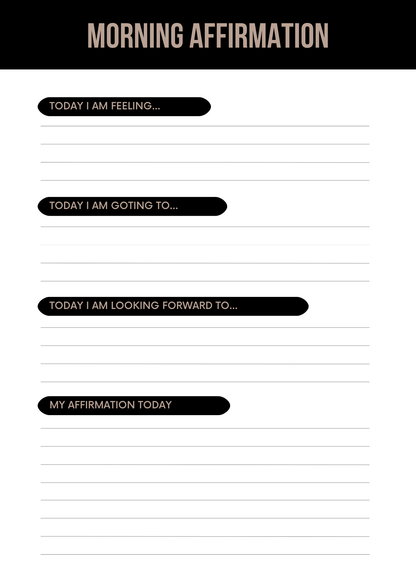 Journal Sheets Editable Canva Template for Daily Writing Prompts (1)