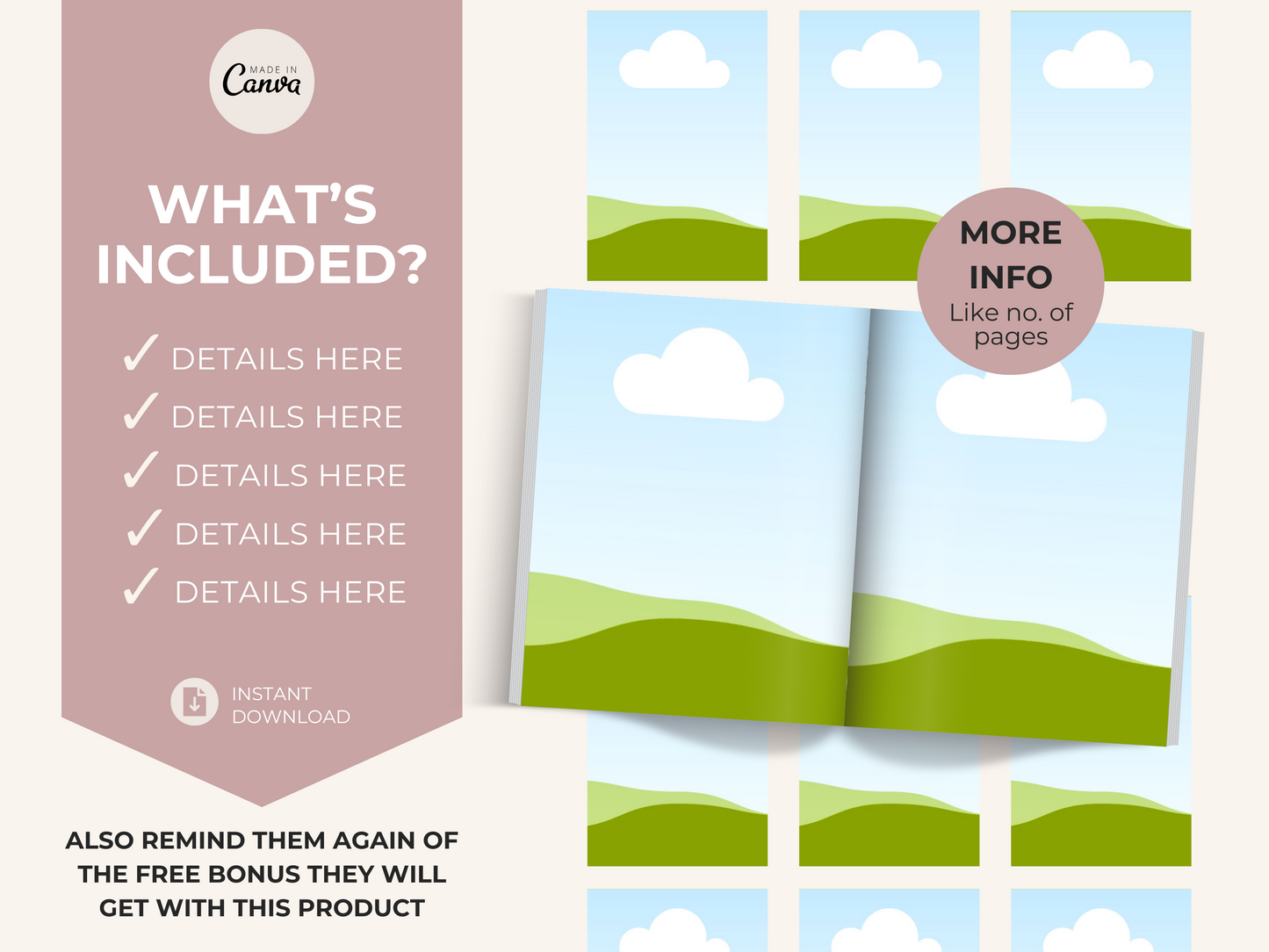 Etsy Creatives Mock-Ups  EBooks, Journals, Planners