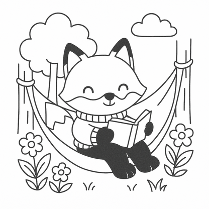 Cozy Coloring Book for Adults and Teens – 50 Relaxing Pages – Canva Editable PDF Download