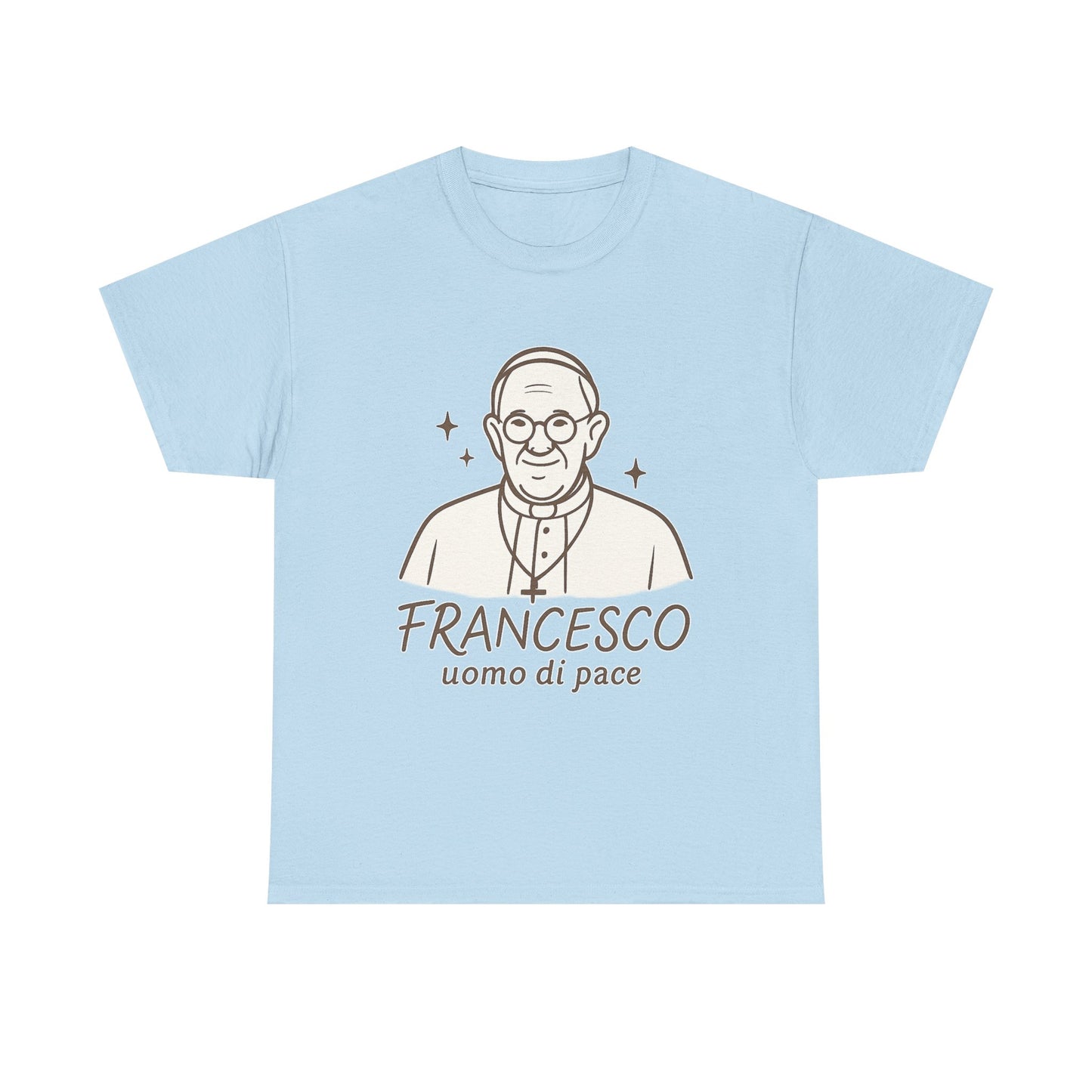 Francesco Uomo di Pace | Hand-Drawn Tribute Pope Francis Illustration