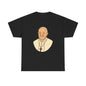 Kawaii Minimal Pope Francis Portrait | Soft Color Transparent Illustration