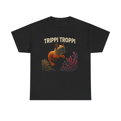 Trippi Troppi Cat Shrimp Meme Funny Italian Brainrot Style Design
