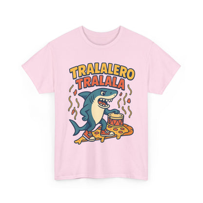 Tralalero Tralala Shark Pizza Meme Funny Italian Brainrot Cartoon Art