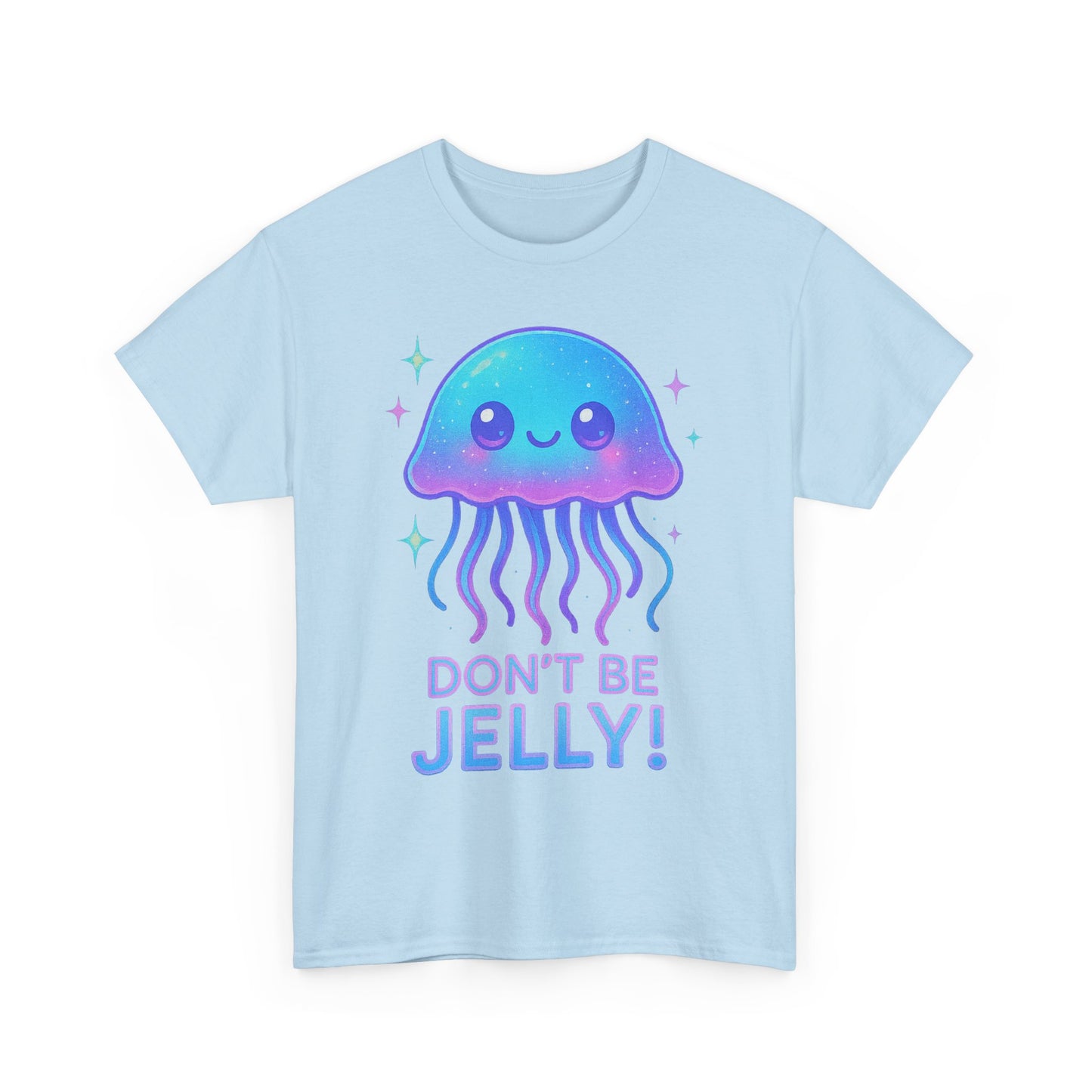 Don t Be Jelly Cute Neon Glow Jellyfish Kawaii T-Shirt Art