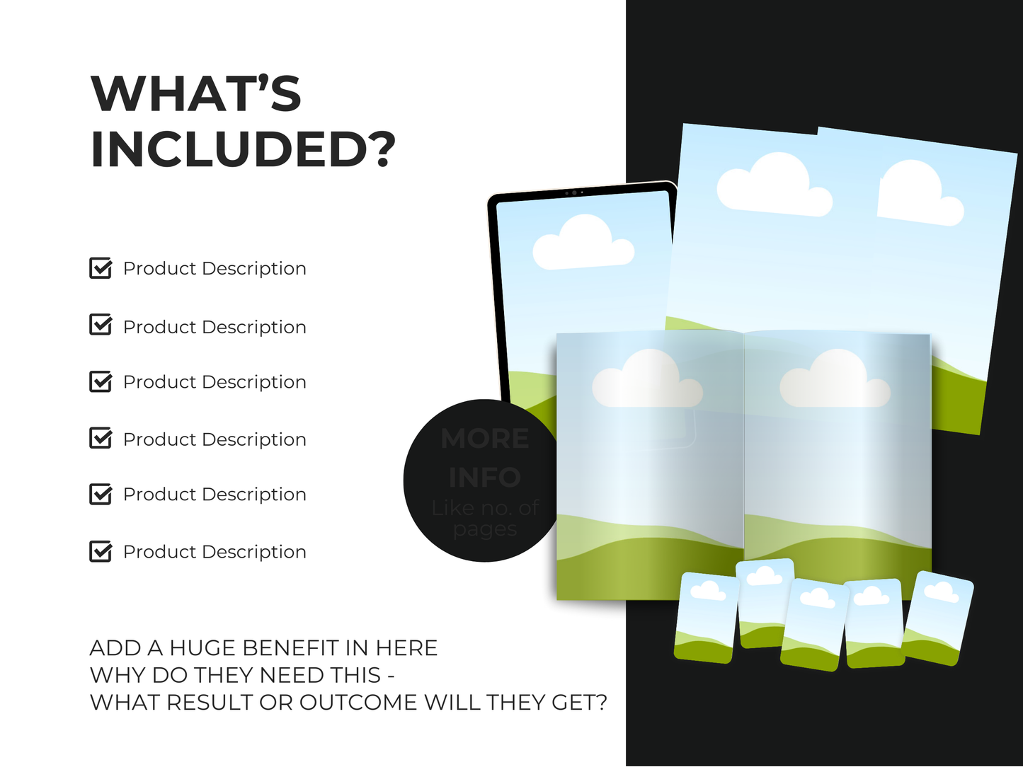 Etsy Creatives Mockups Bundles Editable Canva Templates for Listings