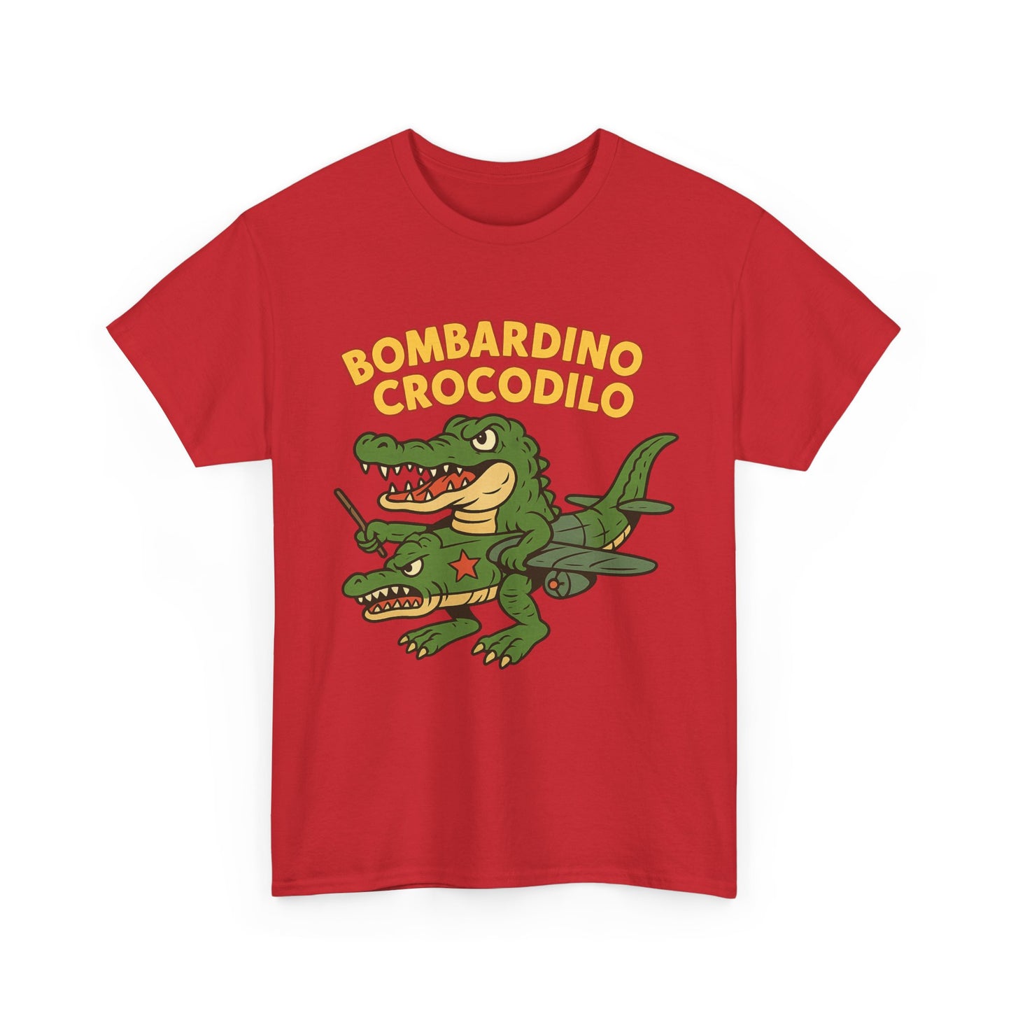 Bombardino Crocodilo Funny Italian Brainrot Meme T-Shirt Design