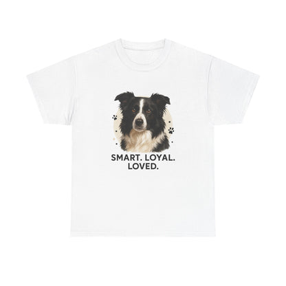 Border Collie Lover Shirt Smart Loyal Loved Dog Mom T-shirt