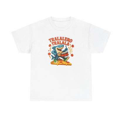 Tralalero Tralala Shark Pizza Meme Funny Italian Brainrot Cartoon Art 3d