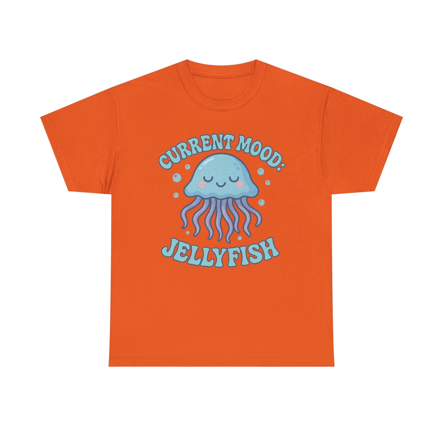 Current Mood Jellyfish Shirt  Cute Ocean Vibe Pastel Sea Animal Design