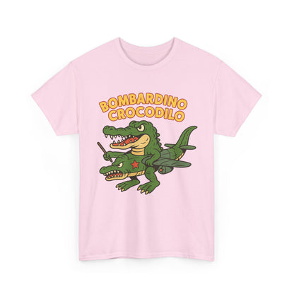 Bombardino Crocodilo Funny Italian Brainrot Meme T-Shirt Design