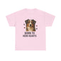 Australian Shepherd Lover Shirt  Born to Herd Hearts Dog Mom T-shirt