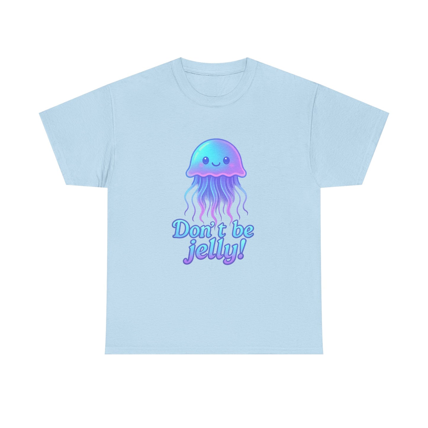 Don't Be Jelly Kawaii Neon Jellyfish Shirt Be Jelly Aesthetic Design