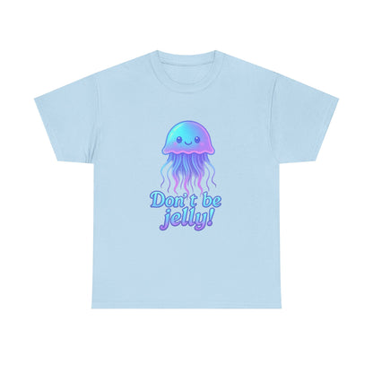 Don't Be Jelly Kawaii Neon Jellyfish Shirt Be Jelly Aesthetic Design